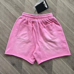 1:1 Quality Hellstar Studios Vintage Shorts Gray Pink