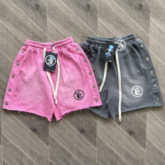 1:1 Quality Hellstar Studios Vintage Shorts Gray Pink