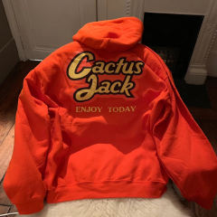 Travis Scott Reese's Puffs Enjoy Today Hoodie Black Red