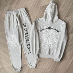 1:1 Quality Spider x New York Yankee Navy Phobia NY Tracksuit Hoodie Pants
