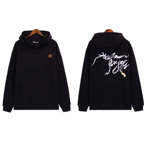 Palm Angels Pin Hoodie Black Beige