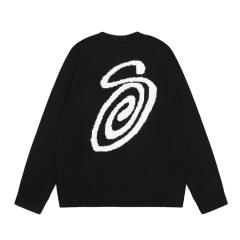 Stussy Swirl Pattern Sweater Green White 3 Colors