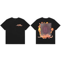 Travis Scott Utopia Merch T-Shirt Black White Style 6