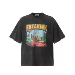 Gallery Dept Cartoon Play Car Print T-shirt Black
