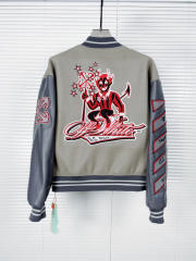 OW AC Milan Embroidered Devil Jacket