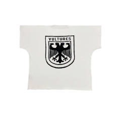 Yeezy x Gosha Kanye Vultures Russian Black Dog Black White T-Shirt Oversized