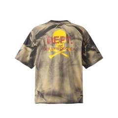 Gallery Dept Logo T-shirt (yellow skull and crossbones graphic )