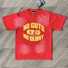 Hellstar Studios No Guys No Glory Maratho T-Shirt Red Yellow