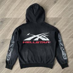 Hellstar Studios Airbrushed Skull Hoodie Pants Tracksuit