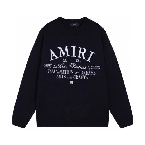 Amir* Sweatshirt Black Beige