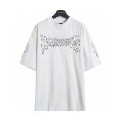 BLCG Flame Font 24SS T-Shirt White