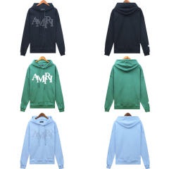 Patch Logo Hoodie Green/Navy Blue/Blue