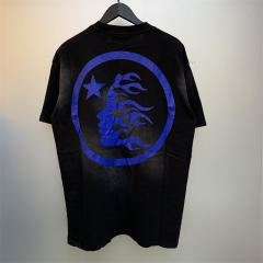 1:1 Hellstar Studios Blue Logo Tee T-Shirt Black