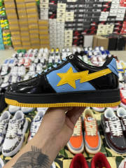 Bapesta Bape Sta Classic Black Leather Shoes