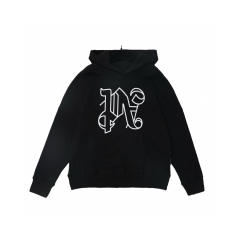 Palm Angels Gothic PA Hoodie Black