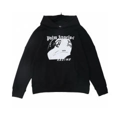 Palm Angels PA Racing Hoodie Black