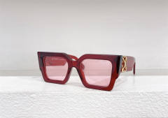 1:1 quality version Off White Arrow Logo Wide Leg Square Frame Sunglasses 6 colors