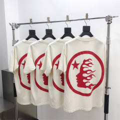 1:1 quality version Hellstar White Classisc Tee with NFC Tag
