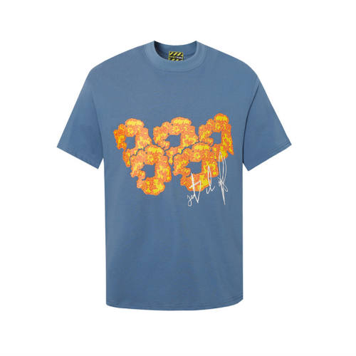 Denim Tears Kapok Flower Alphabet tee t-shirt blue