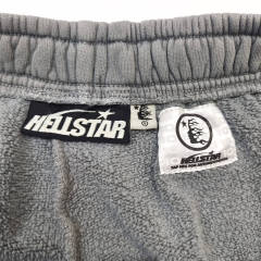 1:1 quality version Hellstar Neuron Brainwave Printed Washed Version Tee with NFC Tag