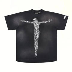 1:1 quality version Hellstar QR Code Standing Man Print Tee