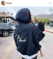 Rhude Hoodie Black Gray