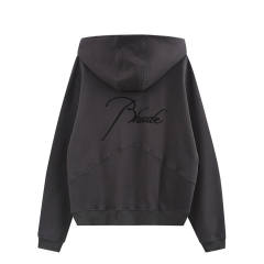 Rhude Hoodie Black Gray