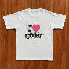 Spider Classic Fomaing Print T-Shirt Tee White 4 Colors