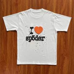 Spider Classic Fomaing Print T-Shirt Tee White 4 Colors