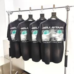 Hellstar 1:1 quality version UFO Attack Print Tee with NFC Tag