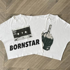 Blutosatire Billdog Wimpy Kid Bornstar Tee T-Shirt White