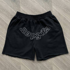 Spider Worldwide Classic Fonts Shorts Black