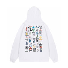 OW Classic Logo Hoodie Black White