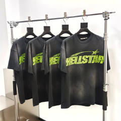 Hellstar 1:1 quality version UFO Attack Print Tee with NFC Tag