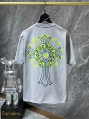 Chr0me Hearts Rheinstone Tee T-Shirt Black White Gray