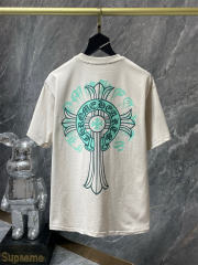 Chr0me Hearts Rheinstone Tee T-Shirt Black White Gray