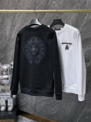 Chr0me Hearts Classic Logo Crewneck Sweatshirt Black White