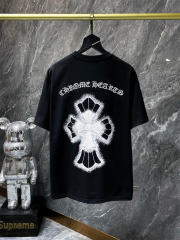 Chr0me Hearts Cross Tee T-Shirt Black White