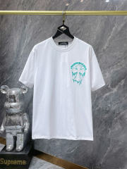 Chr0me Hearts Cross Logo Tee T-Shirt Black White