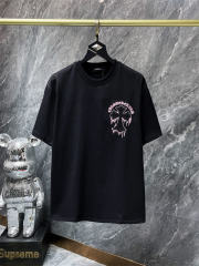 Chr0me Hearts Cross Logo Tee T-Shirt Black White