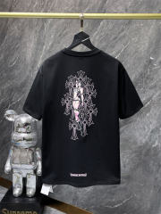 Chr0me Hearts DEADLY DOOL Logo Tee T-Shirt Black White
