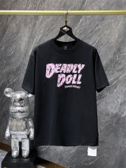 Chr0me Hearts DEADLY DOOL Logo Tee T-Shirt Black White