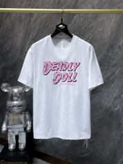 Chr0me Hearts DEADLY DOOL Logo Tee T-Shirt Black White