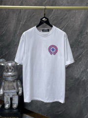 Chr0me Hearts Horseshoe Logo Tee T-Shirt Black White