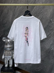 Chr0me Hearts DEADLY DOOL Logo Tee T-Shirt Black White