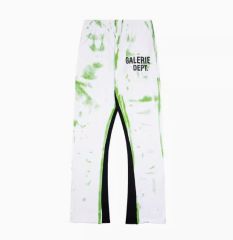 Gallery DEPT splashing ink graffiti Pure Cotton Straight Pants