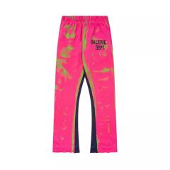 Gallery DEPT splashing ink graffiti Pure Cotton Straight Pants