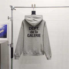 1:1 quality Gallery Dept Classic French Letter Print Zipper Hoodie