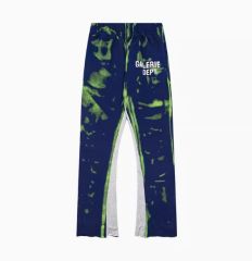 Gallery DEPT splashing ink graffiti Pure Cotton Straight Pants
