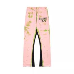 Gallery DEPT splashing ink graffiti Pure Cotton Straight Pants